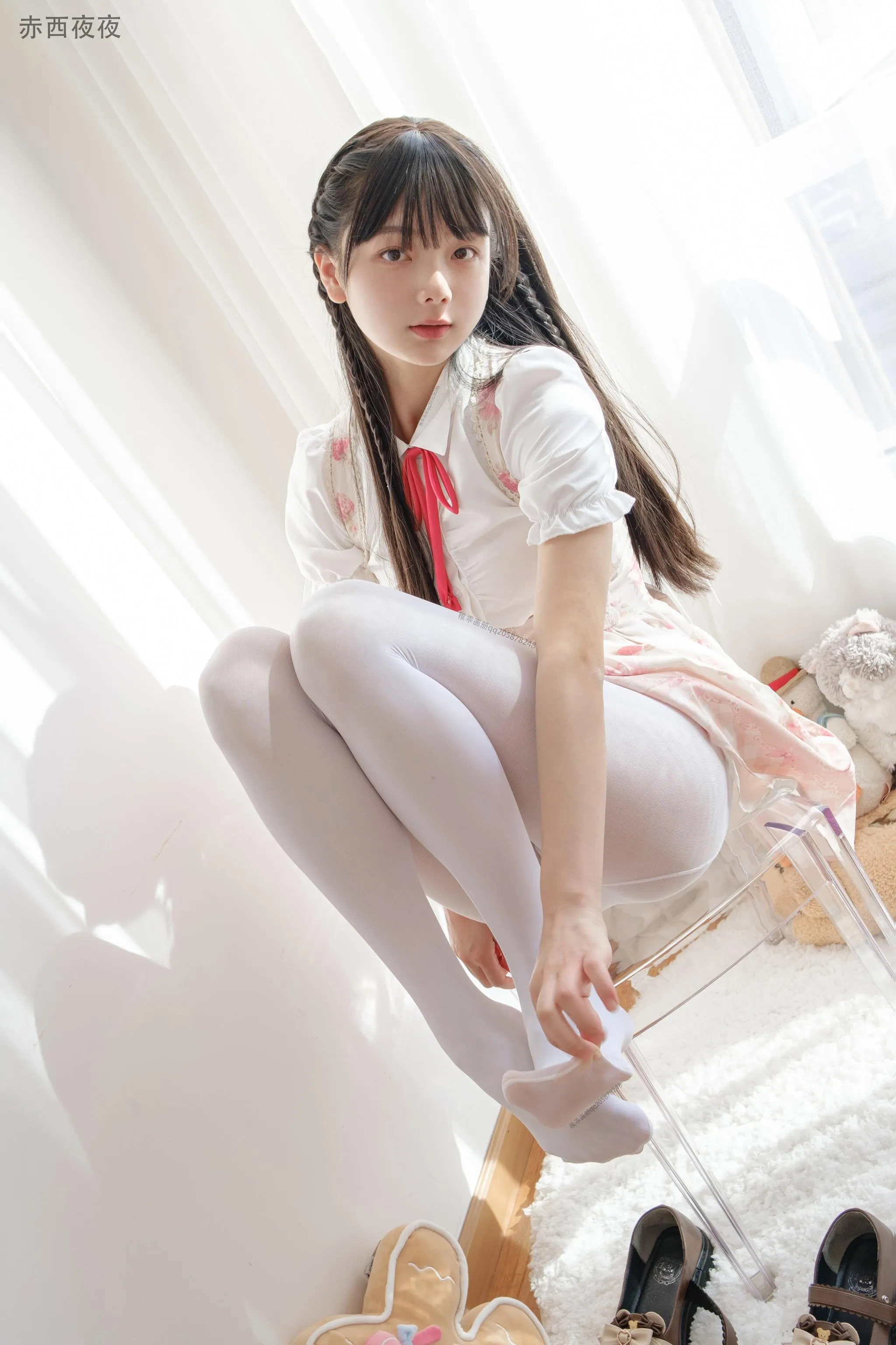 稚乖画册 – NO.17 晴空07 夜夜 白丝JK 一亿像素 [81P]插图8